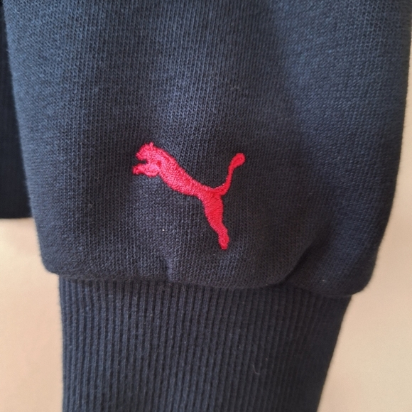 Puma Womens Zip Up Sweatshirt/Jacket Navy Pink Size M - Picture 5 of 6